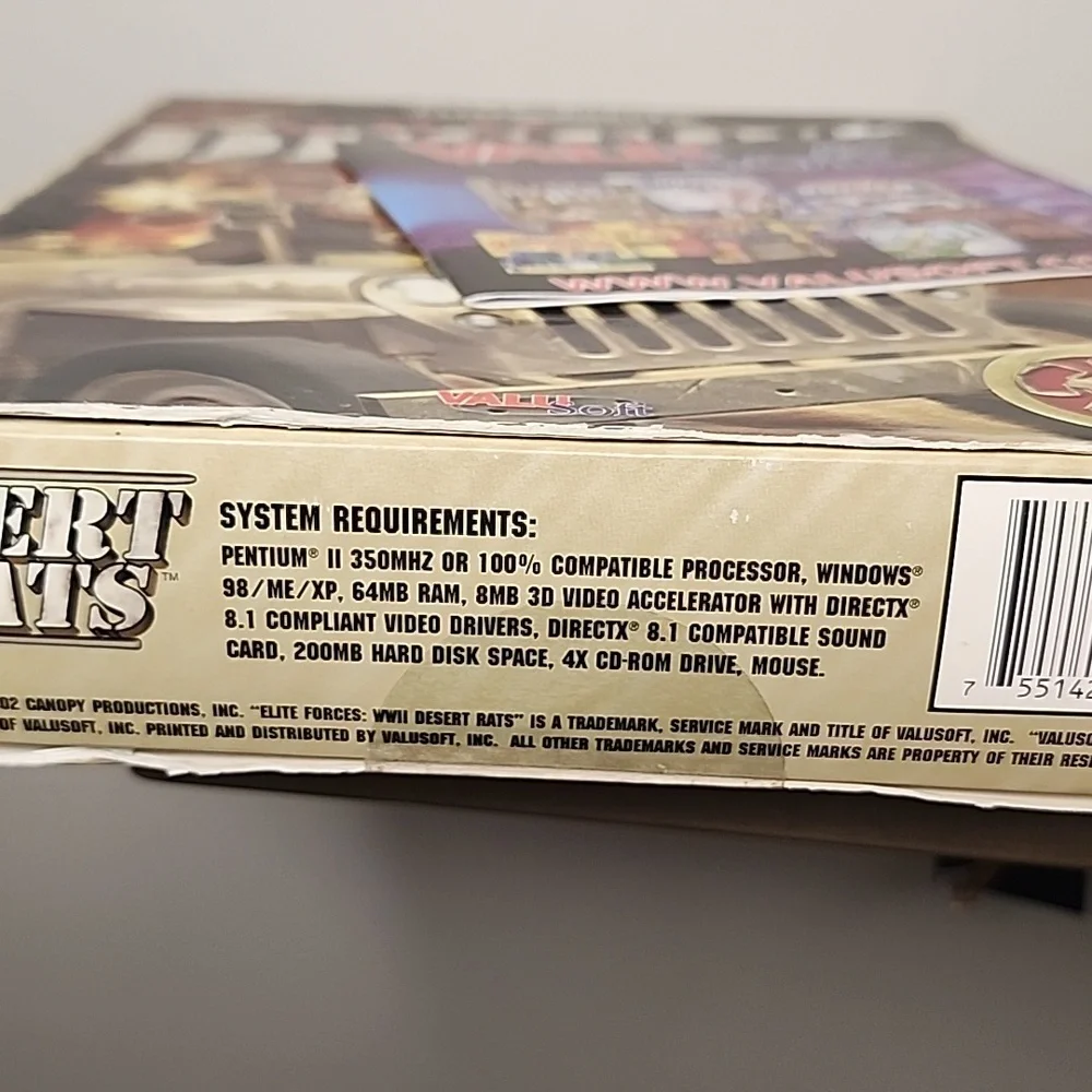 Elite Forces WW2 Desert Rats PC game Combat Driving‎ Adventure